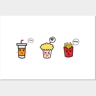 cute comfort foods Posters and Art